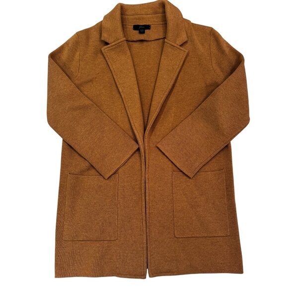 J. Crew Sophie Sweater Cardigan Blazer Size XXS in Camel - Picture 2 of 10